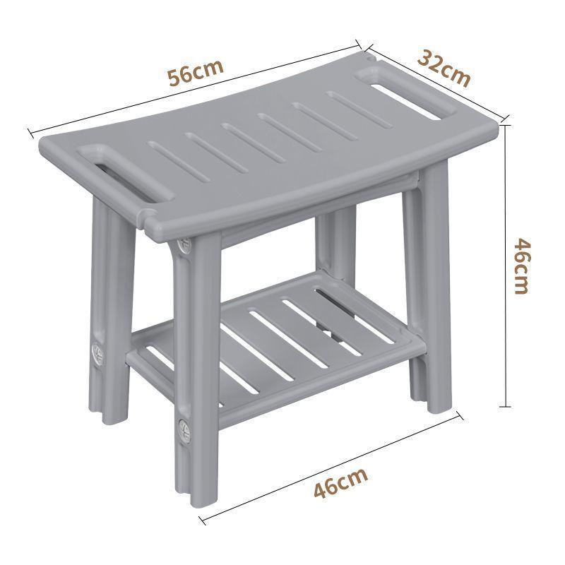 Non-slip Bathroom Stool for Elderly, Pregnant