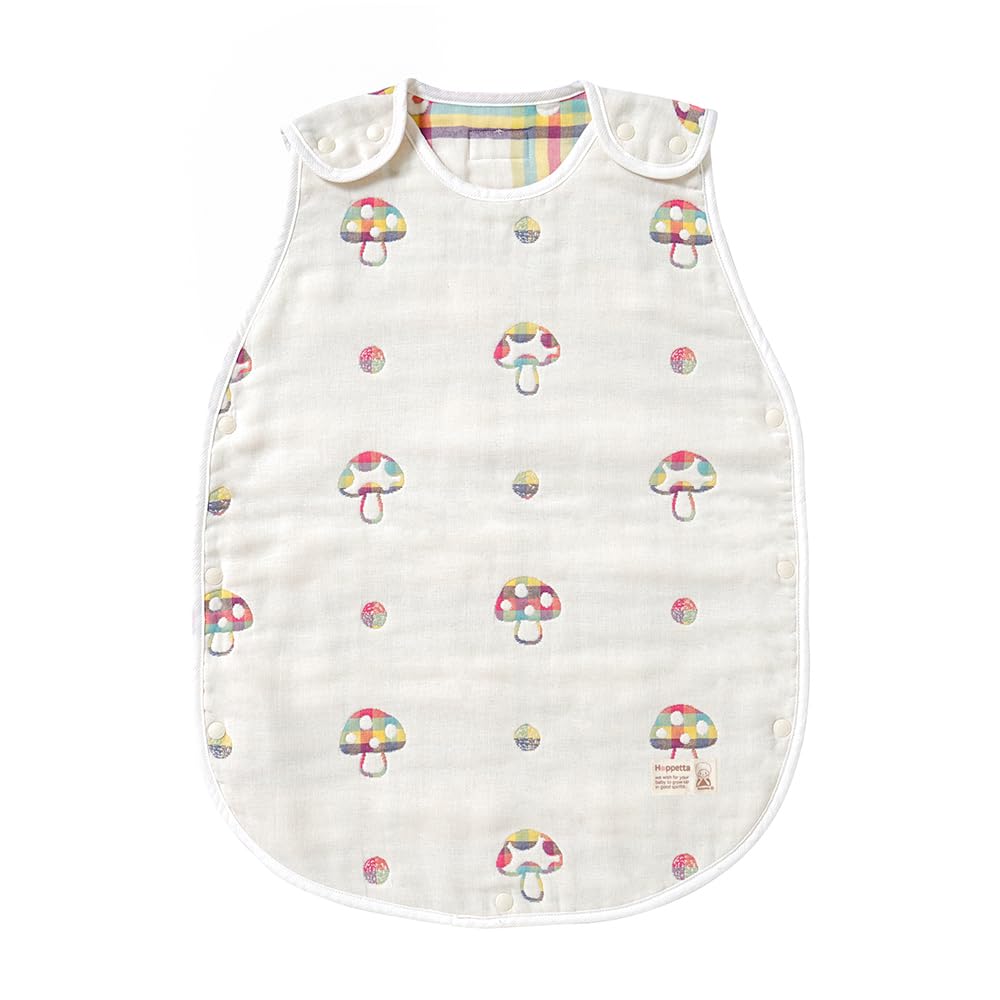 

10mois Hoppetta Пушистая марля Детская для возраста от 2 до шампиньон длина 24111001 - (6-слойная марля) Слип, 100% хлопок, 7, два, 64см,