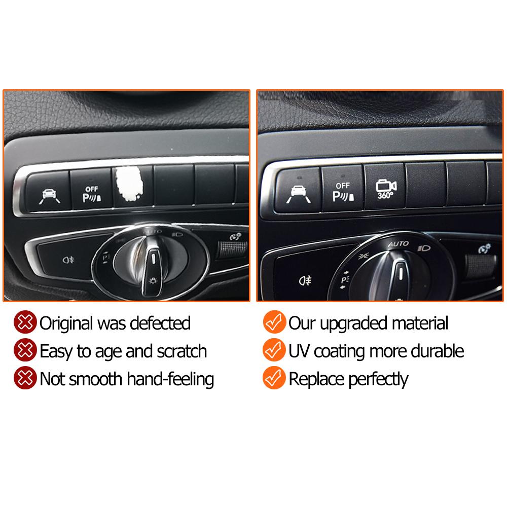 Car Block Radar Cruise Lane Assist Button Headlight Camera Parking PDC Sensor Switch For Mercedes BENZ W205 X253 W447 W213 W238