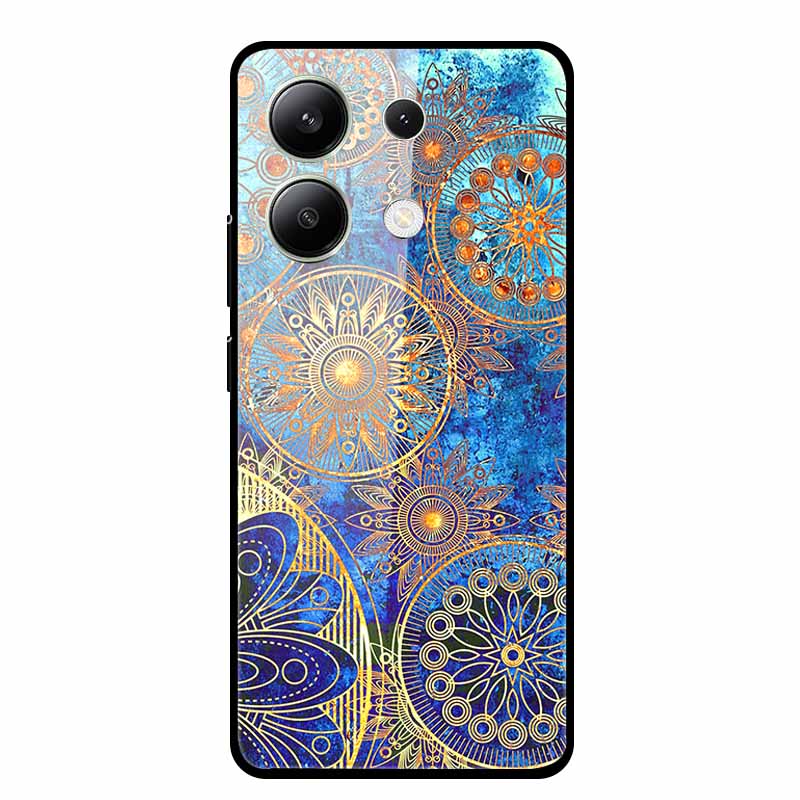 For Xiaomi Redmi Note 13 5G Phone Case Soft Bumper Tempered Glass Hard Back Cover Case For Redmi Note 13 Pro Case Note13 Pro Bag