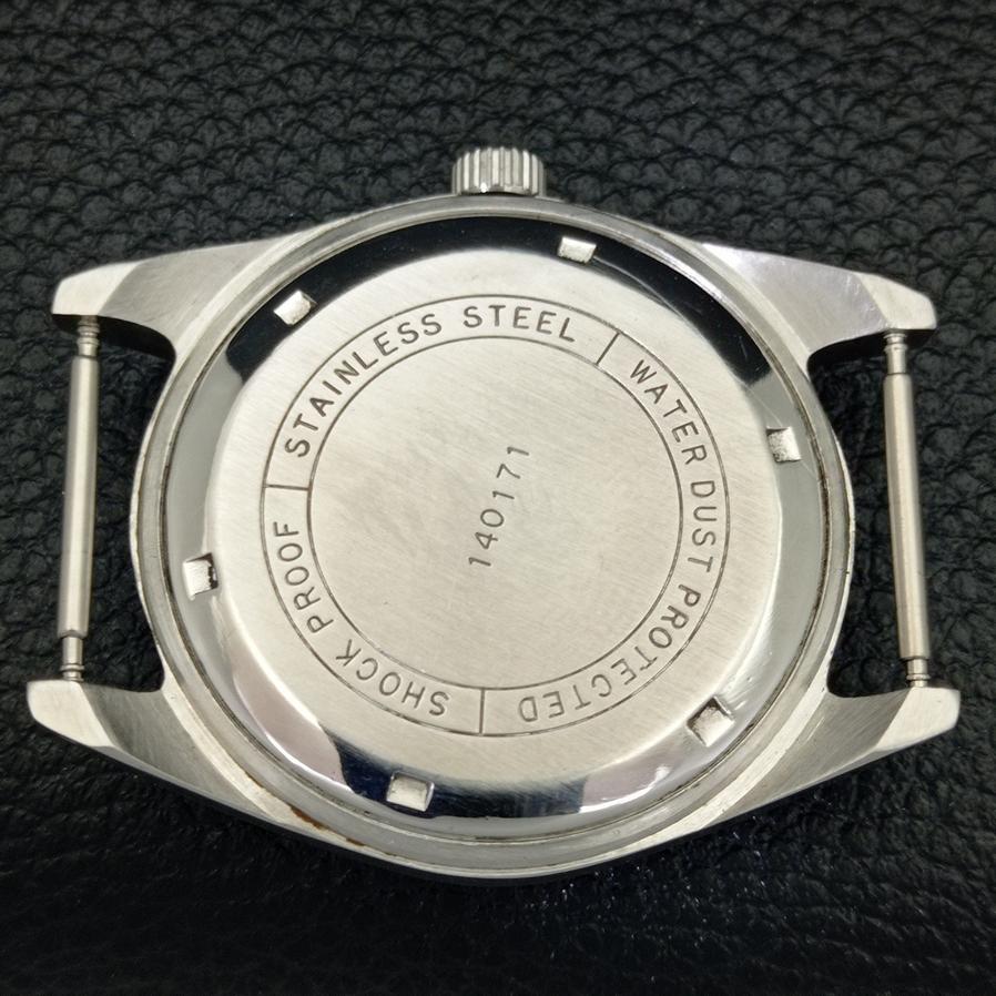 USED HMT PILOT AUTHENTIC INDIAN MENS MANUAL WINDING BLUE DIAL WATCH A430100-2 R101-a430100