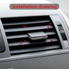 4pcs Car Air Conditioning Vent Shutter Blade Adjustment Clips Suitable For Corolla Universal Accessories