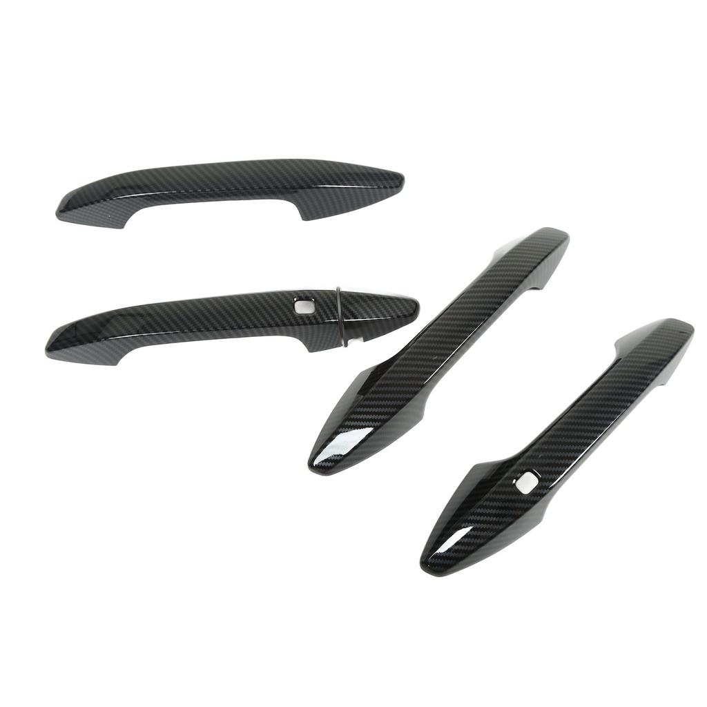 Car Exterior Door Handle Cover Carbon Fiber Style Outside Pull Out Handle Protector Cover Trims