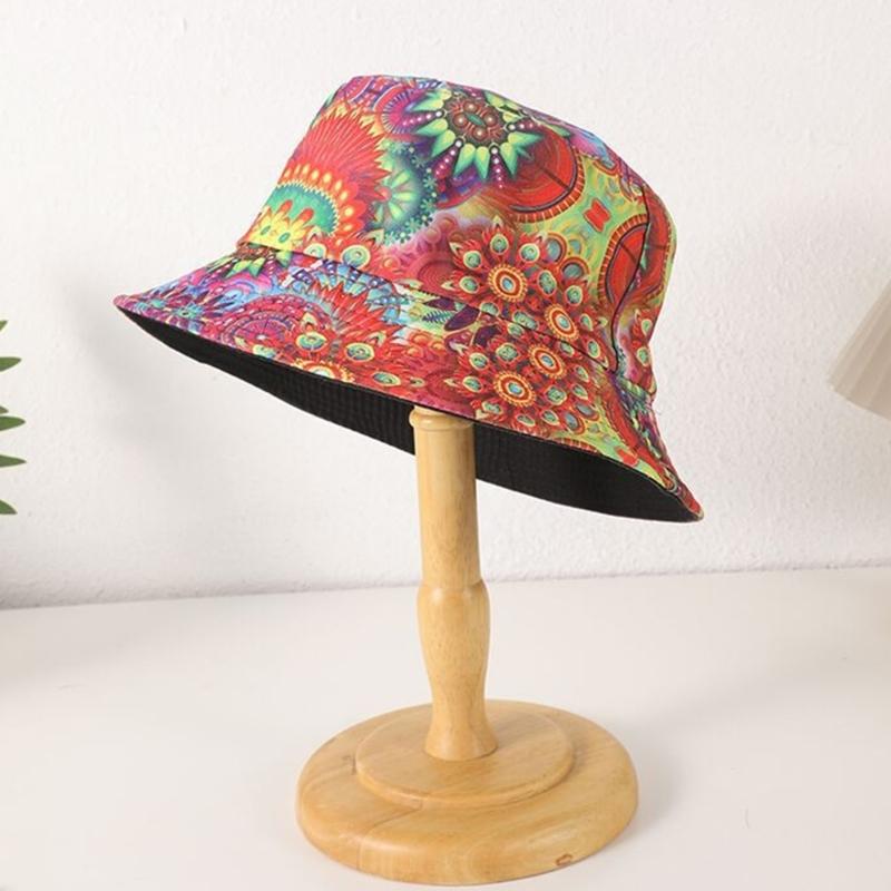 Fashionable Dolphin Design Bucket Hat Sun Sun Hat For Women Soft Cotton Perfect For Beach Hiking And Daily Use