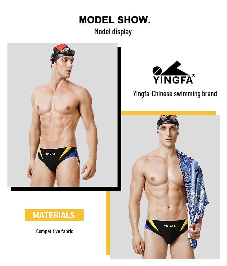 Slip de baie de competiție pentru bărbați Yingfa 2019 - Costum de baie profesional pentru antrenament