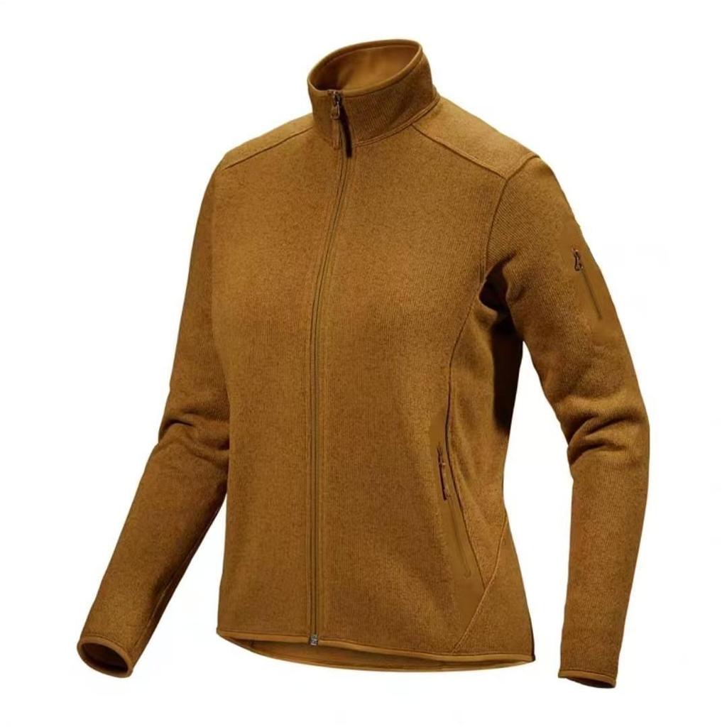 2024 Spring/Autumn Versatile Fleece Jacket: Stylish, Warm, Loose-Fit with Half-High Collar for Outdoor Adventures