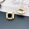 Premium Earrings Summer Women'S Enamel Black And White Contrasting Earrings