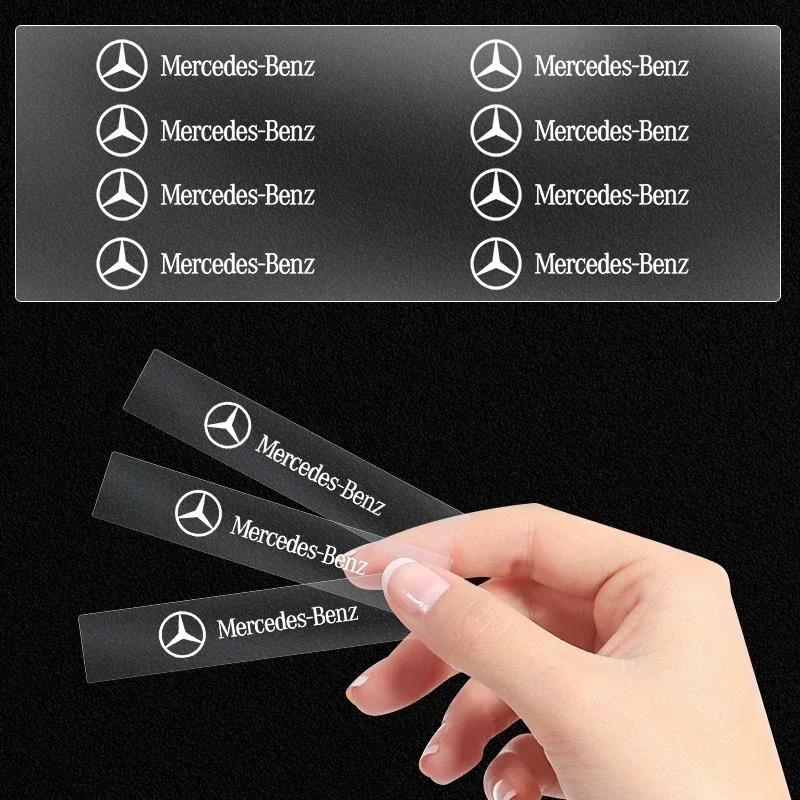 Adesivos de Decoração Exterior para Carro com Logo para Para-lama Lateral da Carroceria Janela da Porta Porta-malas Para Mercedes Benz AMG W204 W211 W212 W166 W117 W176