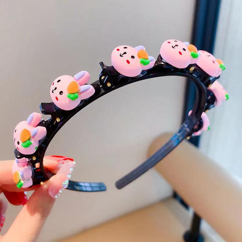 Bandă de Păr pentru Copii Fată Celebritate pe Internet Bandă de Păr Împletită Accesorii de Păr Diademă Bandă de Păr Prințesă