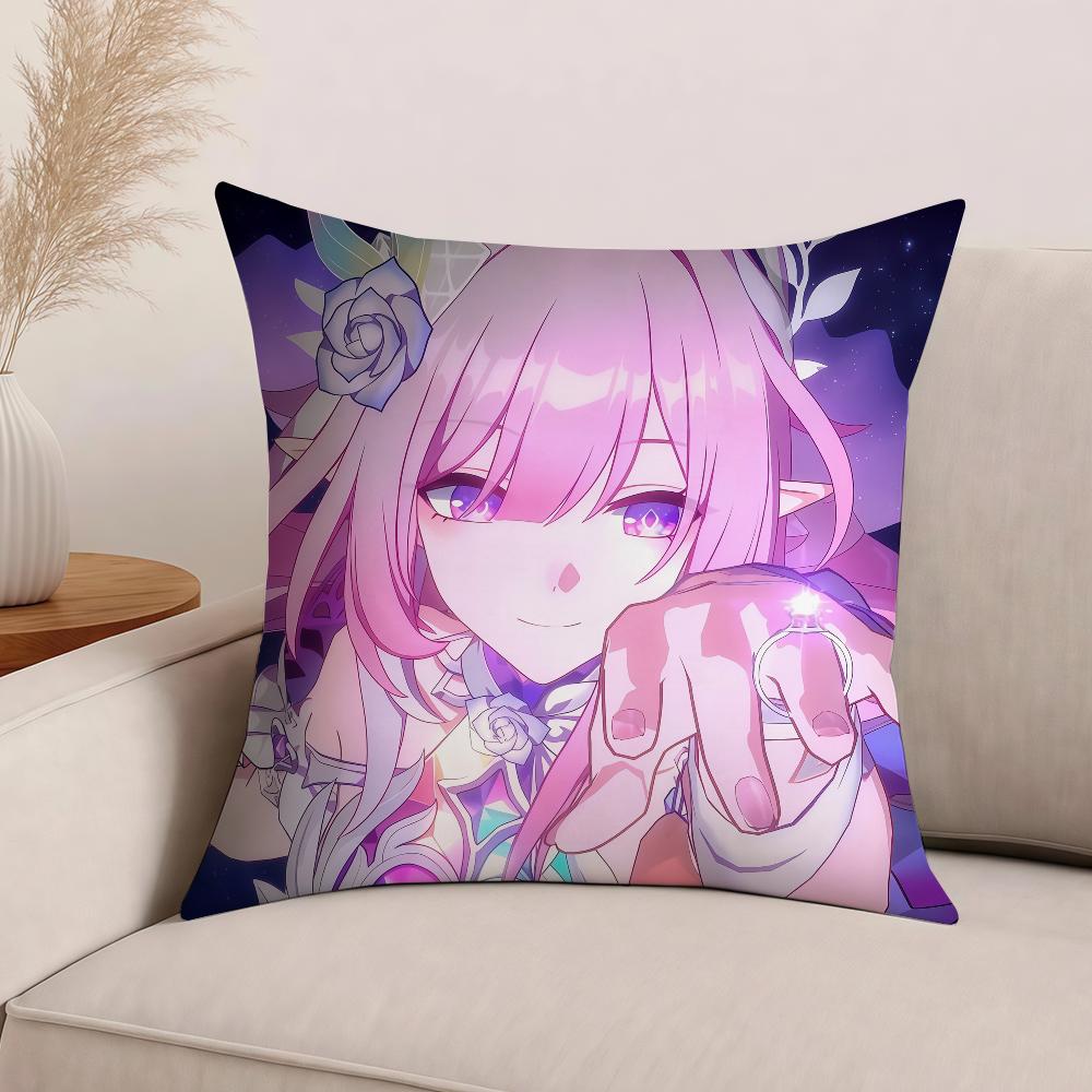 Game Honkai Star Rail Cyrene Pillow Case Office Cushions Suitable For Sofa Car Bedroom Decorative Cushion Cover