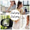 Car Mirrors Stickers Affirmation Reminder Just Pray - Multi-Purpose Decal For Side View Mirrors,
