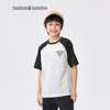 Balabala Kids' Color-Block Quick-Dry Short-Sleeve T-Shirt