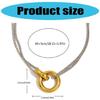 Fashion Women Necklace Double Chain Pendant Necklace Clavicle Chain Youthful Women Accessories Stainless Steel Texture