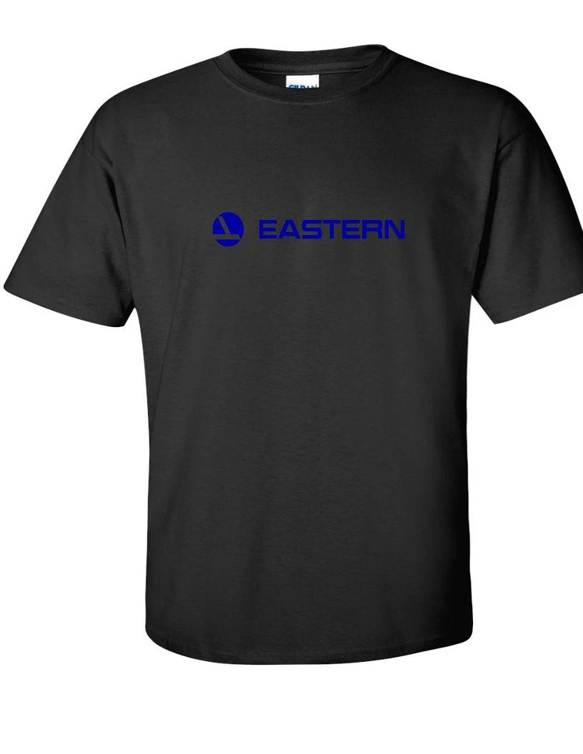 Eastern Airlines Blue Retro Logo Shirt Aviation Geek Black T-Shirt S-5XL XL