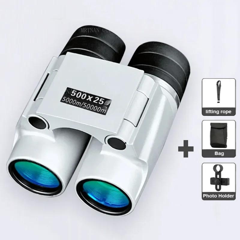 50000M Telescope Auto Focus 500X25 Powerful Binoculars Long Range Professional Mini Portable HD Waterproof Monocular