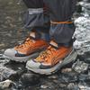 Li Ning Outdoor CF Tracing, Yi Jie 2.0 Cushioning Low top Outdoor Hiking Shoes Unisex Orange Gray AHTU005-2