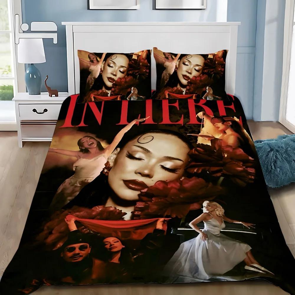 

Singer Pop A-Ayliva Bedding Set For Bedroom Soft Modern Bedspreads Comefortable Kids Duvet Cover Quilt Cover And Pillowcase US King 264x228cm