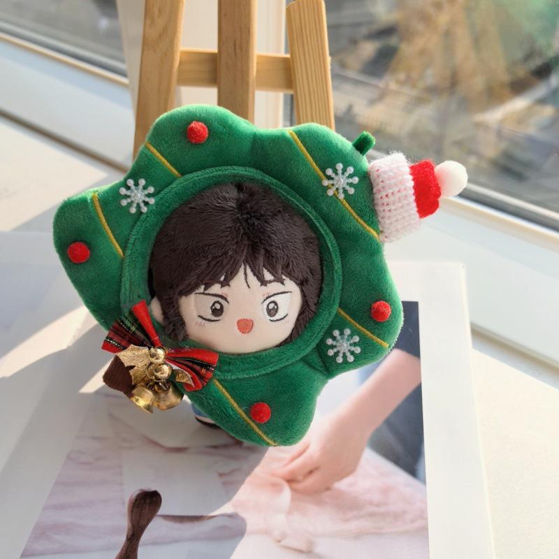 

Doll Headwear: Christmas Wreath Headband for 10-15cm Dolls, Dress-up Accessory Fits Dolls Approximately 10-17cm