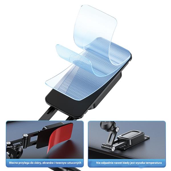 Usams Uchwyt Magnetyczny Składanyus-Zj076 Na Deskę Rozdz. Czarny/Black Zj76Zj01