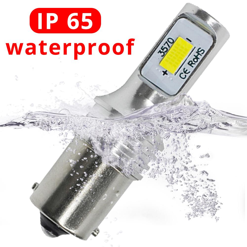 Signallampa 1156 Ba15s P21w Bau15s Py21w LED-lampor CSP 3570 SMD 1157 Bay15d P21/5w Bil Blinkers Bromslampa DC 12v