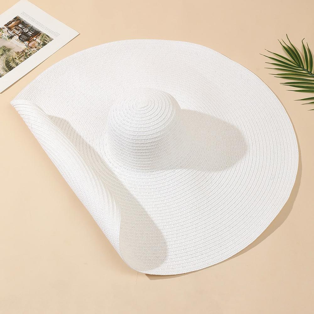 

Летние складные шляпы от солнца с большими полями для женщин, большая шляпа от солнца, дорожная соломенная шляпа, женская пляжная шляпа с защитой от ультрафиолета