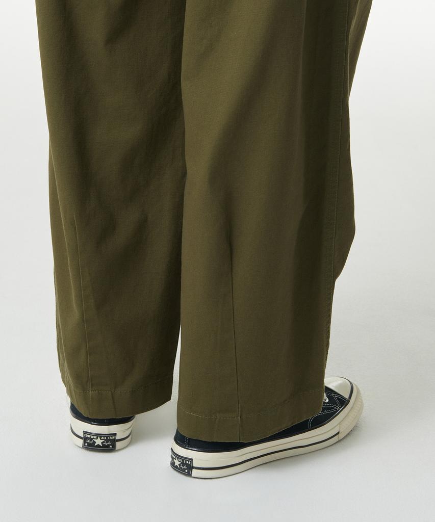 MUSINSA STANDARD Cotton Wide Balloon Pants [Olive Green]