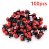 100pcs/bag Adjustable Irrigation Drippers Sprinklers 1/4'' Emitter Dripper Drip Micro Spray Rotating Nozzle for Watering System