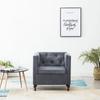 Day and Night - Day and Night Gray Fabric Armchair