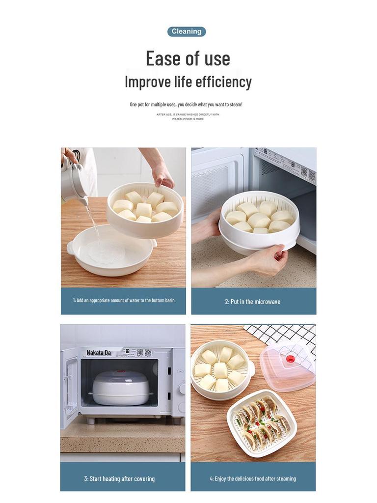 Nádobí vhodné do mikrovlnné trouby: Nádoby na teplé jídlo, svačinové boxy, napařovací misky a plastové misky s víkem