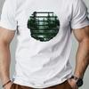 Men Forest Scene Graphic Tee Casual Summer Crew Neck Short Sleeve T-Shirt Cotton Breathable Clothing