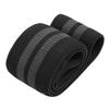 Hip Resistance Fitness Stretch Belt Squat Belt Body Shaping Building Elastic Band Belt (Black)S