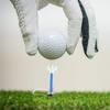 Golf Tee, 5Pcs 90mm/79mm Durable Flexible Magnetic Plastic Golf Tee Training Practice Tool Accessory