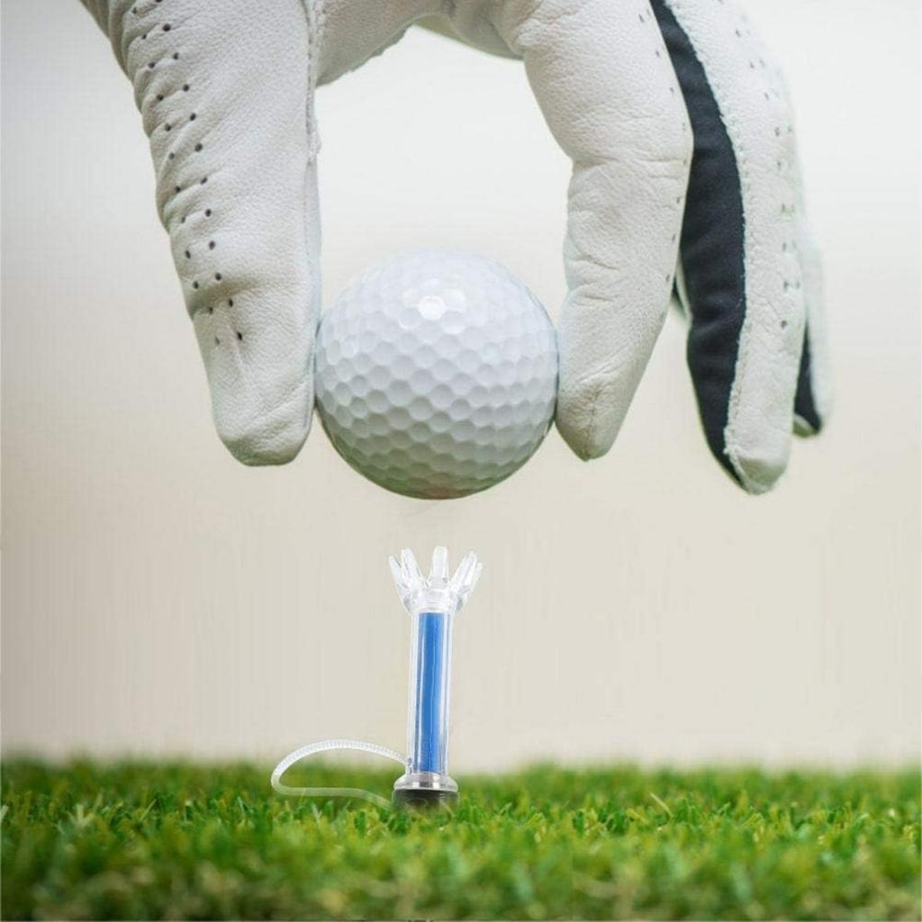 Golf Tee, 5Pcs 90mm/79mm Durable Flexible Magnetic Plastic Golf Tee Training Practice Tool Accessory
