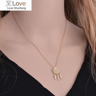 Mode Traumfänger Serie Schmuck Halskette Exquisite Legierung Hohl Anhänger Halskette Halsbänder Für Frauen Geschenke
