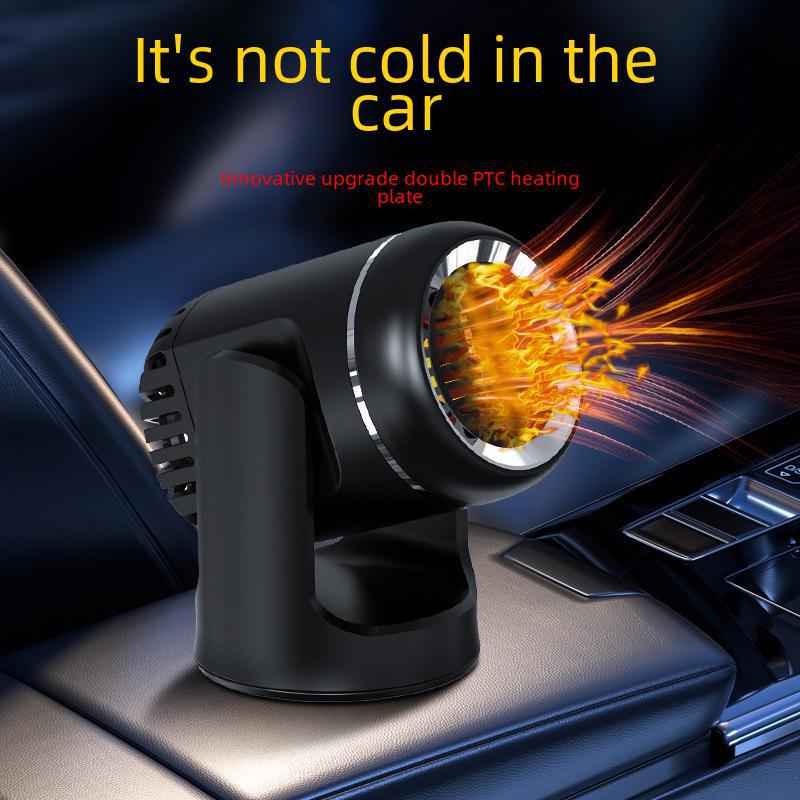 12V Car Heater & Glass Defogger - Fast Heating & Cooling Hair Dryer