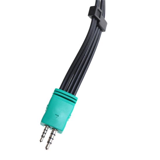 Audio Video Cable 18cm 3.5mm+2.5mm To Professional High-definition 5RCA AV Component Adapter Cord