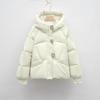 Winter New Sugar Square Button Down Jacket Loose Student Small Hooded Bread Jacket