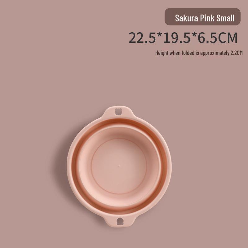 Portable Foldable Washbasin for Dorms, Outdoor Travel, and Household Use