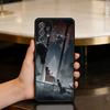 Sylus Love And Deep Space Phone Case For Samsung Galaxy A73,A72,A71,A70,A53,A52,A51,Soft Silicone Black Cover