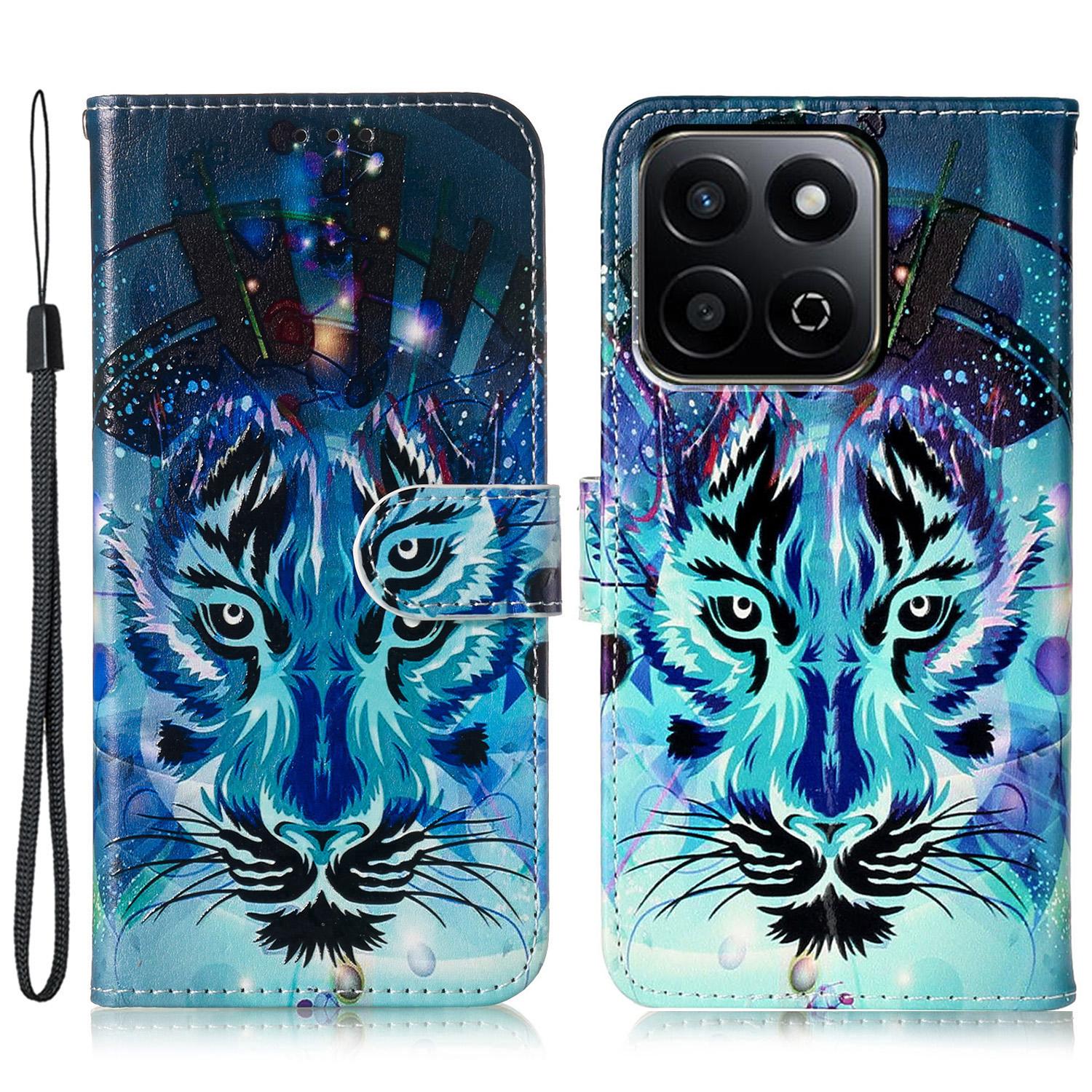 

For Honor X7c 5G/X7c 4G/200 Smart 5G Case Pattern Leather Wallet Phone Cover with Card Holder J