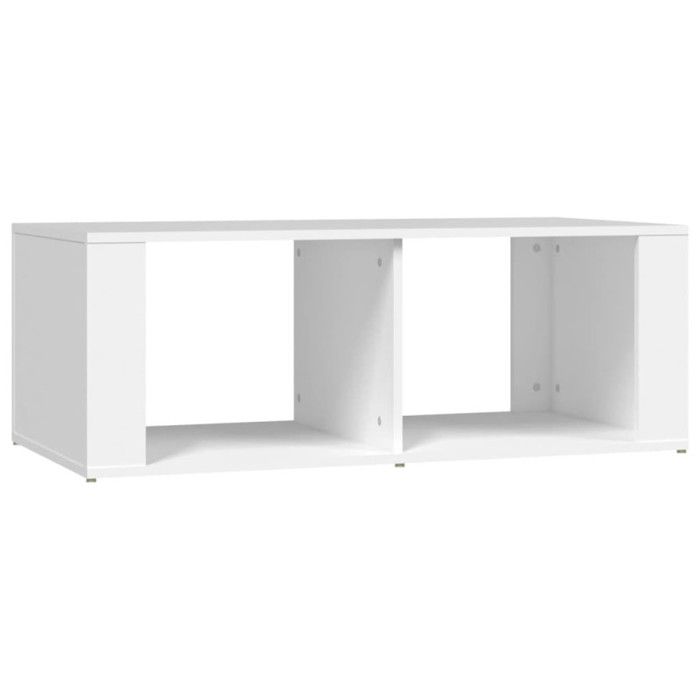 816520 vidaXL Table basse Blanc 100x50x36 cm Bois d'ingénierie