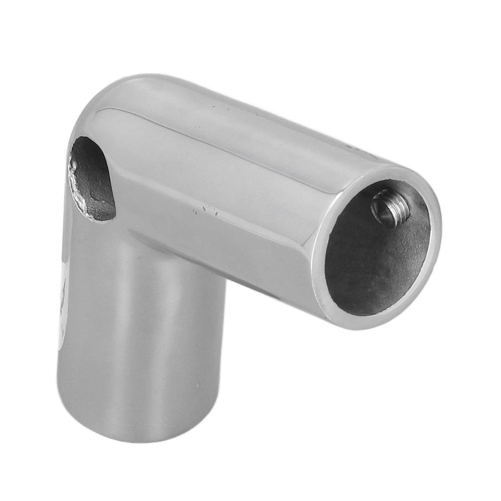 7/8 Inch Marine Boat Pipe Hand Rail Fitting 316 Stainless Steel Elbow Connector Marine Application