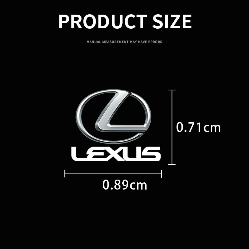 Creative stickers emblem Auto Decor Decals Car Window Wiper Stickers For Lexus IS250 IS200 CT200h GS300 LS430 RX450h LX570 IS300