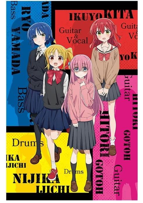 Bocchi the Premium Art Cushion Rock! (Cable Tie)