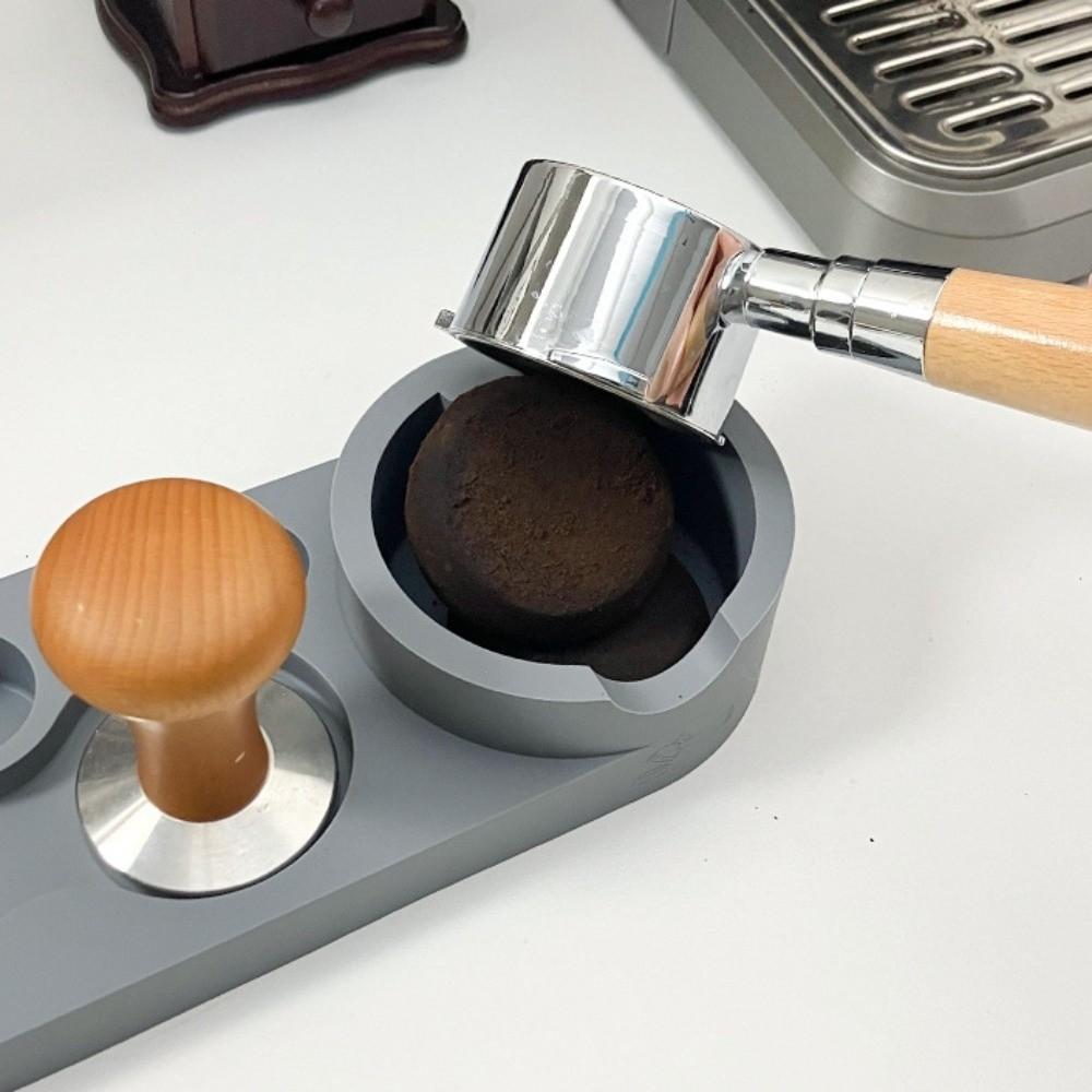 Silicone Coffee Tamper Mat Non-slip Barista Station Soft Portafilter Holder  Espresso Accessories