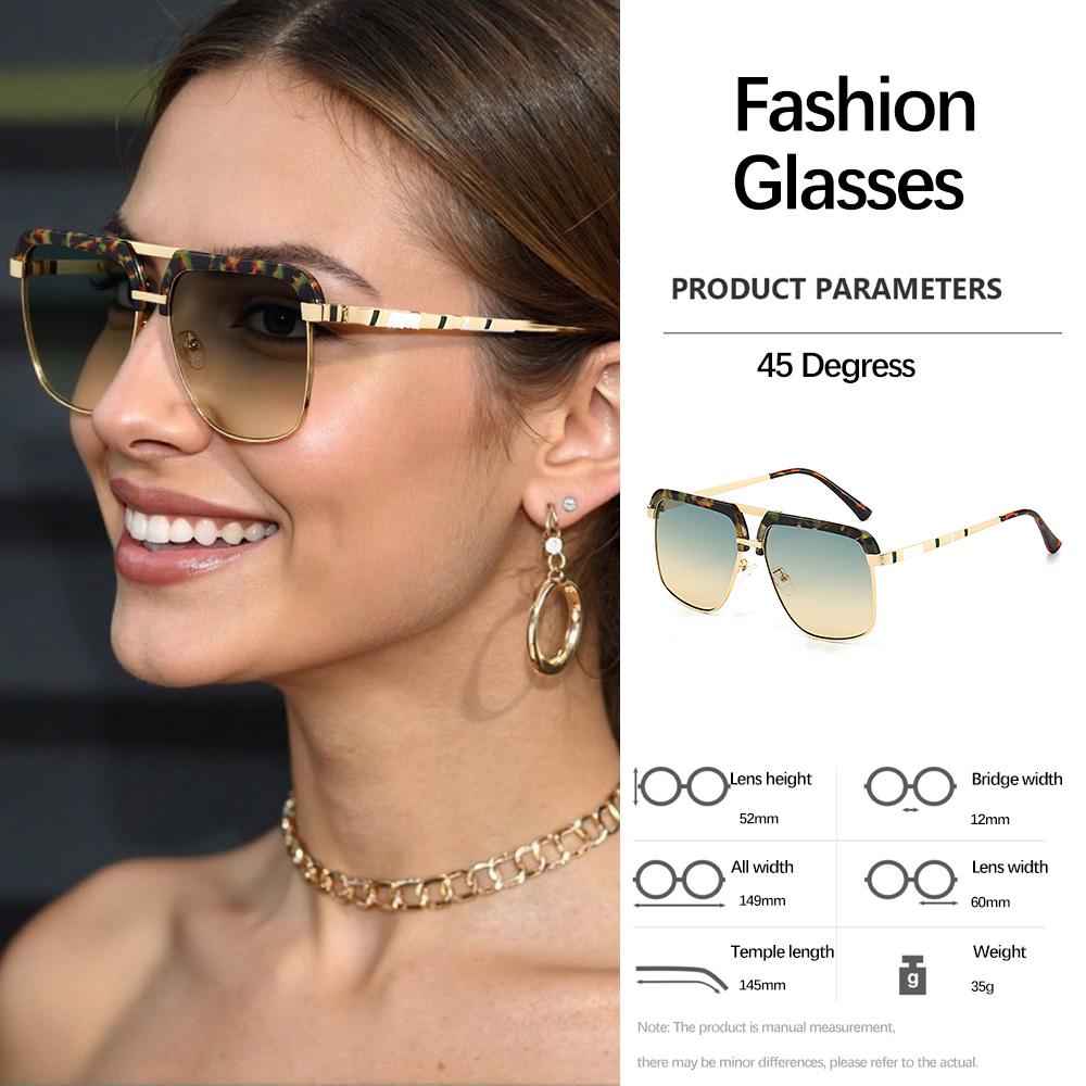 Modern Sunglasses For Women Minimalist Design Structural Sense Commuting Glasses Personalized Versatile Suitable For Women