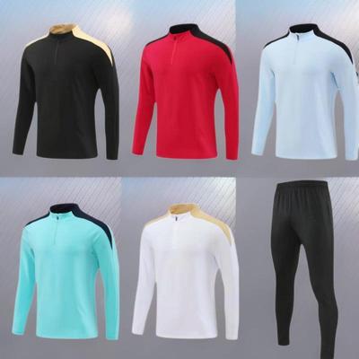 Men's Long Sleeve Football Uniform Set - Autumn/Winter Training & Match Jersey