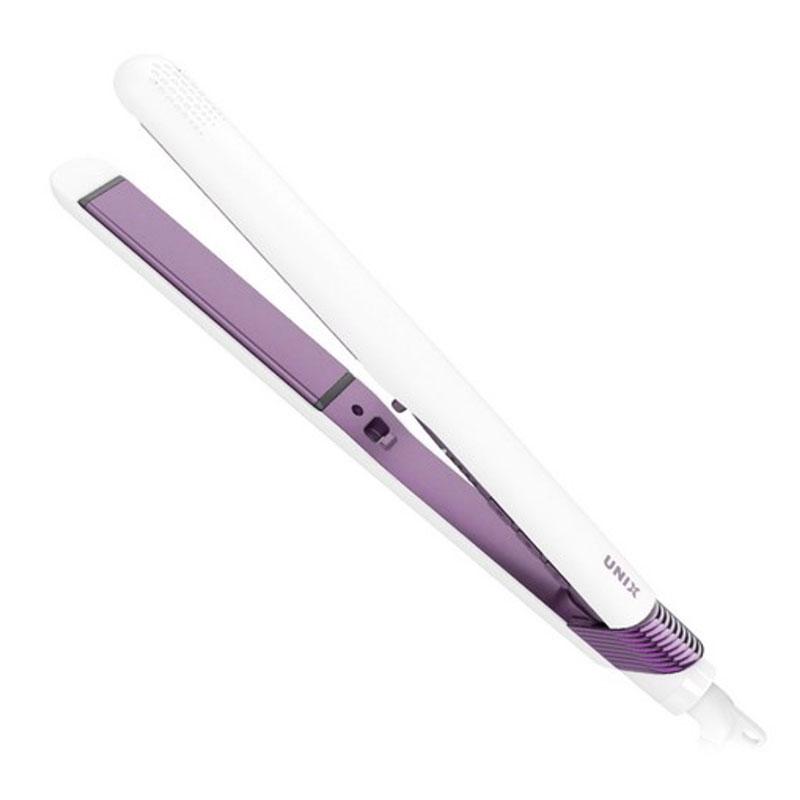 UNIX Easy Magic Flat Iron Hair Straightener White UCI-A2530