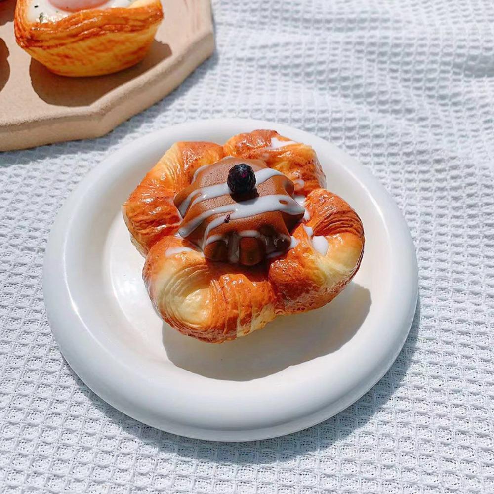 Foam Like Waffle Cake Squishy Glossy Topping Pastry Look Slow Rising Squishy Realistic Cute Soft Bread Squishy Stress Relief