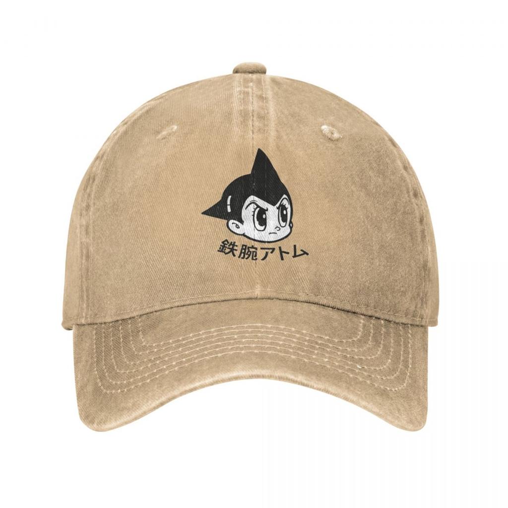 Astro Boy Manga Spring Summer Cap Dad Ponytail Baseball Cap Casual Astroboy Anime Hat Denim Sport Casquette